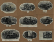 Homer Lee BNC Train Vignettes, ca.1880-1890's Used on Stocks, Bonds and Security Printed Documents