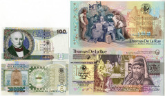Thomas de La Rue & Co. Ltd. Commemorative Advertising Banknote Assortment, ca.1980s-90's.