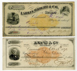 Cincinnati, Ohio Drafts dated 1872 & 74 with U.S.I.R. RN-C13 in 2 Different Shades.