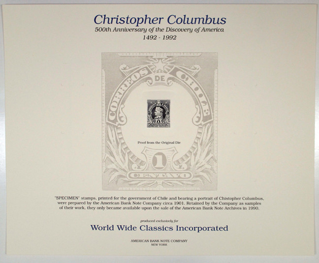 World Wide Classics Inc., 500th Anniversary of the Discovery of America 1492-199...