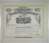 Pabst Brewing Co. 1908 I/C Stock Certificate ITASB Fred Pabst, Jr and Gustave Pabst.