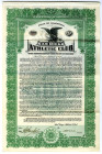 San Diego Athletic Club 1927 I/U Bond