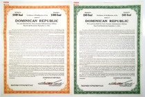 Dominican Republic 1941 Specimen Bond Pair