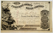 Tuolumne County Water Co. 1856 I/U Stock Certificate