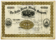 Little Maud Mining Co. of Colorado, 1883 I/U Stock Certificate