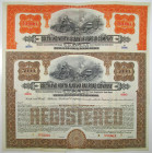 South and North Alabama Railroad Co. 1913 Specimen Bond Pair