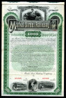 Market Street Railway Co. 1894 Specimen Bond.