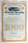 Denver and Rio Grande Railroad Co., 1886 Specimen Bond