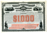 Chicago and Northwestern Railway Co. 1865 Unlisted Specimen Bond Rarity from a New Find.