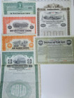 Indiana Based Railroads Specimen Bond Collection, ca.1901-30