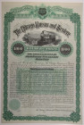 Chicago, Kansas and Western Railroad Co. 1886 Specimen Bond