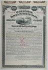 Leavenworth, Topeka and Southwestern Railway Co. 1882 Specimen Bond