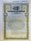 New Orleans City Rail Road Co., 1899 Specimen Bond Rarity