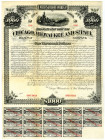 Chicago, Milwaukee and St. Paul Railway Co., 1880 Specimen Bond