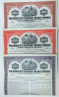 Kansas City Southern Railway Co., 1945-1954 Trio of Specimen Bond