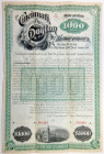 Cincinnati and Dayton Railway Co., 1887 Specimen Bond