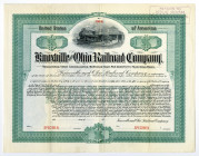 Knoxville and Ohio Railroad Co., 1903 Specimen Bond