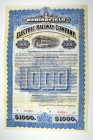 Springfield Electric Railway Company, 1897 Specimen Bond.