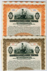 Scranton and Wilkes-Barre Traction Corp. 1913 Specimen Bond Pair