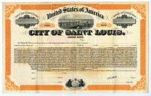 City of Saint Louis, ca.1910-1920 Specimen Bond