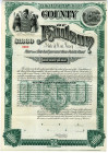 County of Hudson, New Jersey, New Public Road, 1893 Specimen Bond