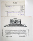 Francisco Sugar Co. 1950 Progress Proof Stock Certificate and Plant Order Form