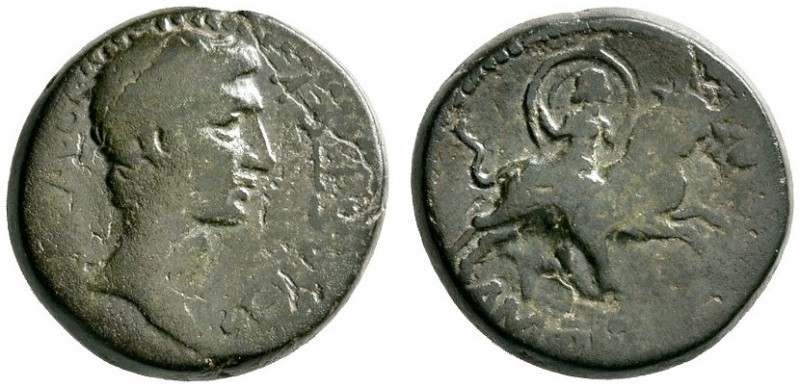 Römische Münzen 
 Kaiserzeit 
 Augustus 27 v. Chr. -14 n. Chr 
 AE-21 mm (Pro...