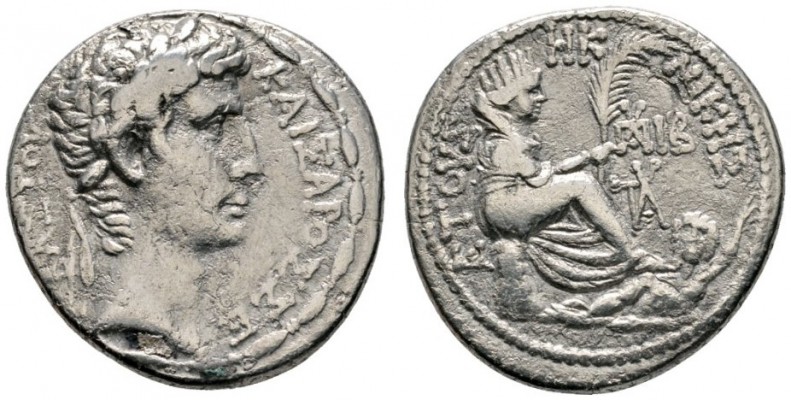 Römische Münzen 
 Kaiserzeit 
 Augustus 27 v. Chr. -14 n. Chr 
 Tetradrachme ...