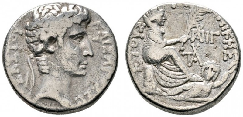 Römische Münzen 
 Kaiserzeit 
 Augustus 27 v. Chr. -14 n. Chr 
 Tetradrachme ...