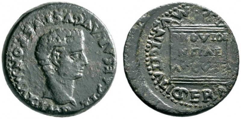 Römische Münzen 
 Kaiserzeit 
 Tiberius 14-37 
 AE-30 mm (Provinzialprägung f...