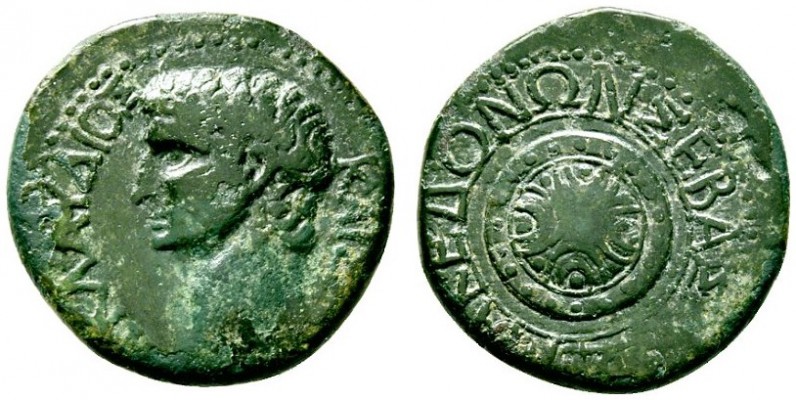 Römische Münzen 
 Kaiserzeit 
 Claudius 41-54 
 AE-23 mm (Provinzialprägung f...