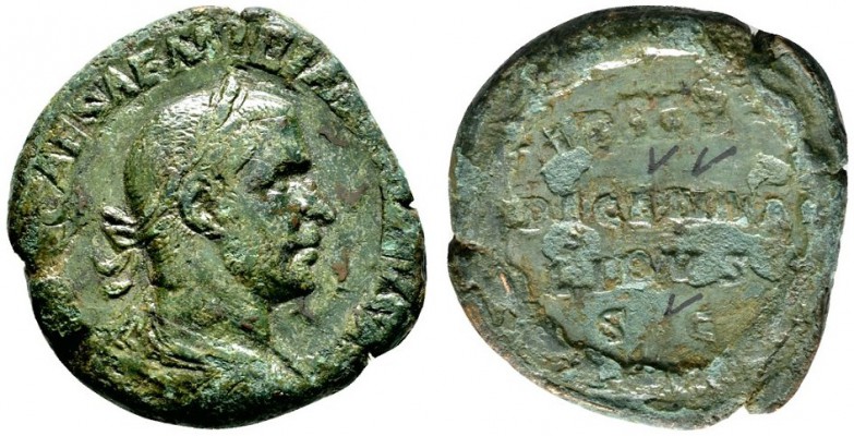 Römische Münzen 
 Kaiserzeit 
 Aemilianus 253 
 Sesterz 253 -Rom-. IMP AEMILI...