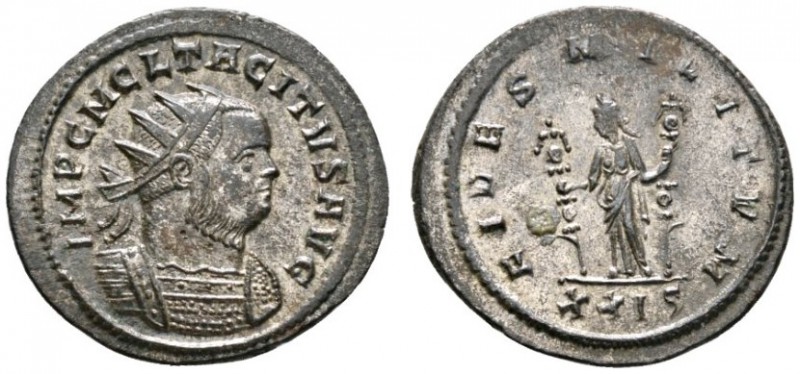 Römische Münzen 
 Kaiserzeit 
 Tacitus 275-276 
 Antoninian 276 -Rom-. IMP C ...