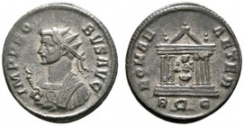 Römische Münzen 
 Kaiserzeit 
 Probus 276-282 
 Antoninian -Rom-. IMP PROBVS AVG. Brustbild im Mantel mit Strahlenkrone und Adlerzepter nach links ...
