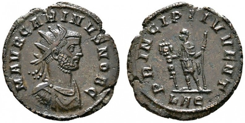 Römische Münzen 
 Kaiserzeit 
 Carinus Caesar 282-283 
 Antoninian -Rom-. M A...