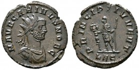 Römische Münzen 
 Kaiserzeit 
 Carinus Caesar 282-283 
 Antoninian -Rom-. M AVR CARINVS NOB C. Drapierte und gepanzerte Büste mit Strahlenkrone nac...