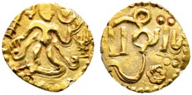 Ausländische Münzen und Medaillen 
 Ceylon (Sri Lanka) 
 Kalinga-Dynastie 
 Gold-Mas o.J. (9.-13. Jh.). Nach rechts kniender Herrscher / Legende. F...