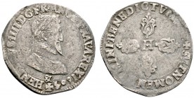 Ausländische Münzen und Medaillen 
 Frankreich-Königreich 
 Henri IV. 1589-1610 
 Demi Franc 1605 (aus 1604) -Aix-en-Provence-. Belorbeertes Brustb...