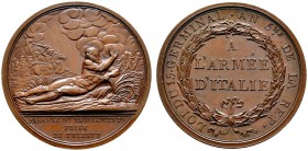 Ausländische Münzen und Medaillen 
 Frankreich-Königreich 
 Erste Republik 1792-1799 
 Bronzemedaille AN V (1797) von Lavy, auf den Übergang über d...
