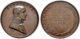 Ausländische Münzen und Medaillen 
 Frankreich-Königreich 
 Bonaparte, 1. Konsul 1799-1804 
 Bronzemedaille 1801 von Hancock (bei Kempson & Kindon)...