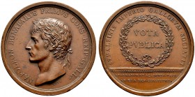 Ausländische Münzen und Medaillen 
 Frankreich-Königreich 
 Bonaparte, 1. Konsul 1799-1804 
 Bronzemedaille AN XI (1802) von Lavy, auf die Vereinig...