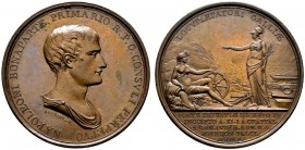 Ausländische Münzen und Medaillen 
 Frankreich-Königreich 
 Bonaparte, 1. Konsul 1799-1804 
 Bronzemedaille AN XI (1803) von Andrieu, auf die Brück...