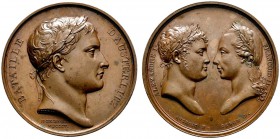 Ausländische Münzen und Medaillen 
 Frankreich-Königreich 
 Napoleon I. 1804-1815 
 Bronzemedaille 1805 von Andrieu, auf die Schlacht bei Austerlit...