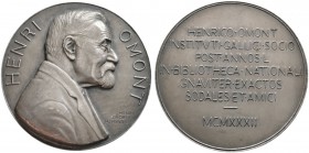 Ausländische Münzen und Medaillen 
 Frankreich-Königreich 
 Dritte Republik 
 Mattierte Silbermedaille 1932 von H. Dropsy, auf das 50-jährige Diens...