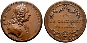 Ausländische Münzen und Medaillen 
 Großbritannien 
 George II. 1727-1760 
 Bronzemedaille 1744 von A. Dassier, auf den Redner und Staatsmann Lord ...