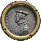 Ausländische Münzen und Medaillen 
 Italien-Ferrara 
 Ercole II. d'Este 1508-1559 
 Einseitige Bronzemedaille 1560 unsigniert, auf seinen Sohn Luig...