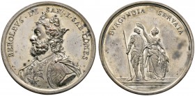 Ausländische Münzen und Medaillen 
 Italien-Savoyen 
 Carlo Emanuele III. 1730-1773 
 Versilberte Bronzemedaille o.J. (1865) aus der Medaillensuite...