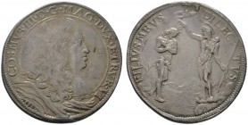 Ausländische Münzen und Medaillen 
 Italien-Toskana/Florenz 
 Cosimo III. de Medici 1670-1723. Piastra 1680. Geharnischtes Brustbild nach rechts / T...