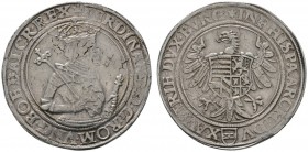 Römisch-Deutsches Reich 
 Haus Habsburg 
 Ferdinand I. 1521-1564 
 Taler o.J. (ab 1527) -Wien-. Markl 36, Dav. 8009, Voglh. 44/1. kleine Schrötling...