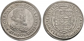 Römisch-Deutsches Reich 
 Haus Habsburg 
 Rudolf II. 1576-1612 
 Taler 1606 -Ensisheim-. Dav. 3034, Voglh. 95/4, MT -, Klemesch 93. kleiner Schrötl...